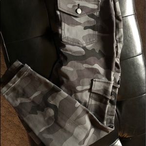 Camouflage gray cargo